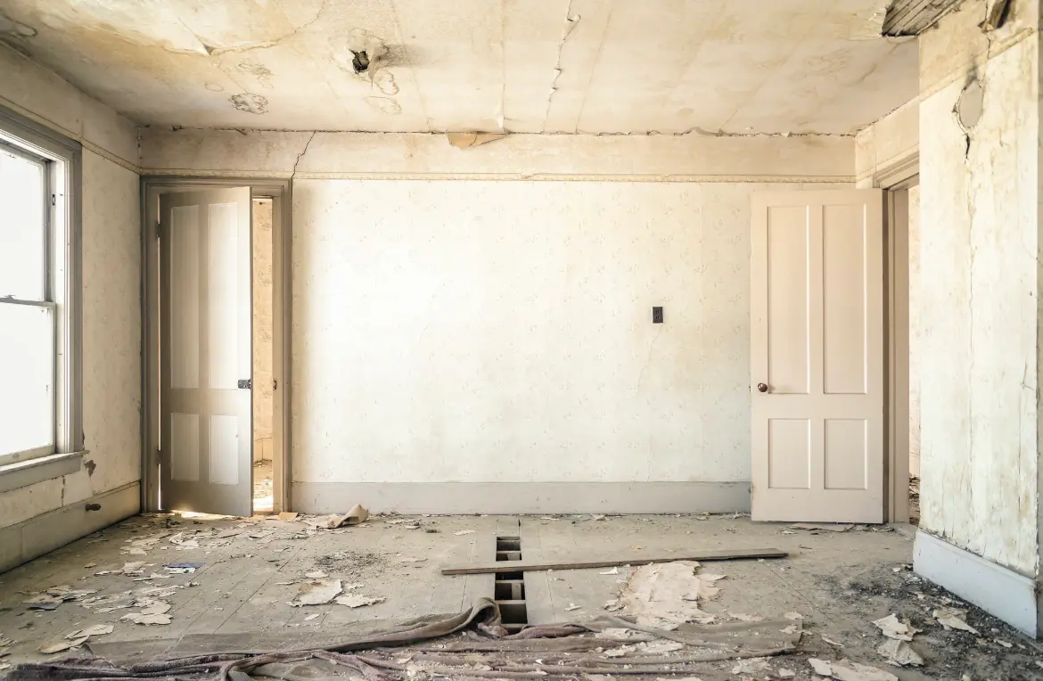 Waste disposal crew managing a cleanout project in McKeesport